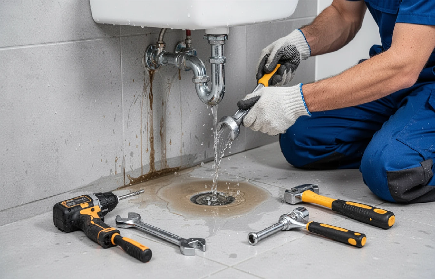 leaking pipe repair Houston